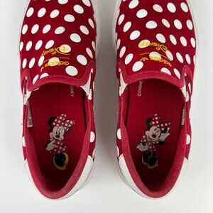 Adidas/Disney Minnie Mouse Court Ralleye Slip On - Size Kids 3.5 - Lightly Worn